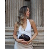 image:imageJW PEI Womens Kaya Irregular Oval Clutch  Dark Brown