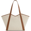 image:imageJW PEI Womens Kiana Large Capacity Tote BagBrown Canvas