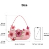 image:imageJW PEI Womens Leona Bead Embellished Shoulder BagPink