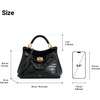 image:imageJW PEI Womens Lucia Classic Top HandbagBlack Croc
