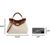 image:imageJW PEI Womens Lucia Classic Top HandbagBrown Canvas