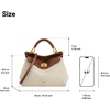image:imageJW PEI Womens Lucia Classic Top HandbagBrown Canvas
