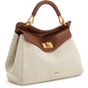 image:imageJW PEI Womens Lucia Classic Top HandbagBrown Canvas