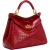image:imageJW PEI Womens Lucia Classic Top HandbagBurgundy Croc