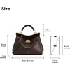 image:imageJW PEI Womens Lucia Classic Top HandbagDark Brown