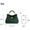 image:imageJW PEI Womens Lucia Classic Top HandbagDark Green