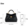 image:imageJW PEI Womens Lucia Classic Top HandbagWoven Black
