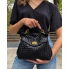 image:imageJW PEI Womens Lucia Classic Top HandbagWoven Black