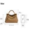 image:imageJW PEI Womens Lucia Classic Top HandbagWoven Brown
