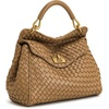 image:imageJW PEI Womens Lucia Classic Top HandbagWoven Brown