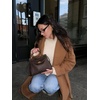 image:imageJW PEI Womens Lucia Classic Top HandbagWoven Dark Brown