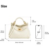 image:imageJW PEI Womens Lucia Classic Top HandbagWoven White
