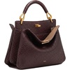 image:imageJW PEI Womens Lucia ElephantEffect Top Handle BagDark Brown