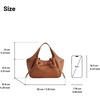 image:imageJW PEI Womens Mabel Soft Bow Tote BagCaramel Brown