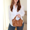 image:imageJW PEI Womens Mabel Soft Bow Tote BagCaramel Brown
