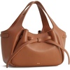 image:imageJW PEI Womens Mabel Soft Bow Tote BagCaramel Brown
