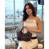 image:imageJW PEI Womens Mabel Soft Bow Tote BagDark Brown
