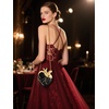 image:imageJW PEI Womens Maren Artificial Crystal Heart Shaped BagBlack Gold