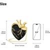 image:imageJW PEI Womens Maren Artificial Crystal Heart Shaped BagBlack Gold