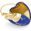 image:imageJW PEI Womens Maren Artificial Crystal Heart Shaped BagCobalt Blue