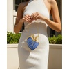 image:imageJW PEI Womens Maren Artificial Crystal Heart Shaped BagCobalt Blue