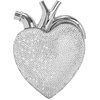 image:imageJW PEI Womens Maren Artificial Crystal Heart Shaped BagSilver