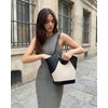image:imageJW PEI Womens Maribel Woven Panel Tote BagBlack