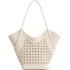 image:imageJW PEI Womens Maribel Woven Panel Tote BagIvory