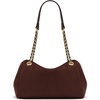 image:imageJW PEI Womens Mireya Faux Suede Chain Shoulder BagDark Brown