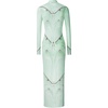 image:imageJW PEI Womens Moth Sheer Mesh GownGreenBeige