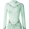image:imageJW PEI Womens Moth Sheer Mesh GownGreenBeige