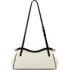 image:imageJW PEI Womens Naomi Satin Curved Shoulder BagBlack Canvas