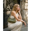 image:imageJW PEI Womens Naomi Satin Curved Shoulder BagOlive Green