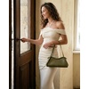 image:imageJW PEI Womens Naomi Satin Curved Shoulder BagOlive Green