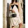 image:imageJW PEI Womens Natalie Metal Geometric Pendant Handle BagBlack