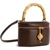 image:imageJW PEI Womens Natalie Metal Geometric Pendant Handle BagDark Brown
