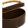 image:imageJW PEI Womens Natalie Metal Geometric Pendant Handle BagDark Brown