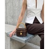 image:imageJW PEI Womens Natalie Metal Geometric Pendant Handle BagDark Brown