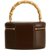 image:imageJW PEI Womens Natalie Metal Geometric Pendant Handle BagDark Brown