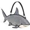 image:imageJW PEI Womens Nerys Faux Suede Shark Look Top Handle BagBlack