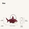 image:imageJW PEI Womens Nerys Faux Suede Shark Look Top Handle BagBurgundy