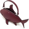 image:imageJW PEI Womens Nerys Faux Suede Shark Look Top Handle BagBurgundy