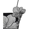 image:imageJW PEI Womens Orchid Appliqu Mini DressBlackSilver