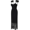 image:imageJW PEI Womens Orchid Embroidered Corset DressBlack