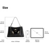image:imageJW PEI Womens Rhea Large Shoulder BagBlack Woven
