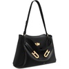 image:imageJW PEI Womens Rhea Pebbled Double Buckle Shoulder BagBlack