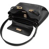 image:imageJW PEI Womens Rhea Pebbled Double Buckle Shoulder BagBlack