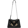 image:imageJW PEI Womens Rhea Pebbled Double Buckle Shoulder BagBlack