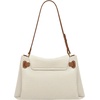 image:imageJW PEI Womens Rhea Pebbled Double Buckle Shoulder BagBrown Canvas