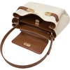image:imageJW PEI Womens Rhea Pebbled Double Buckle Shoulder BagBrown Canvas